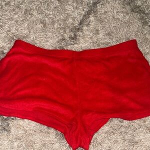 Vibrant Red Cover Up Shorts